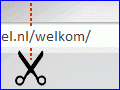 Schone url voor homepage